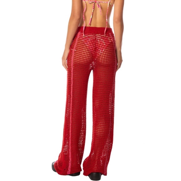 Maaji Flame Coral Novelle Pants Medium NWT - Picture 3 of 10